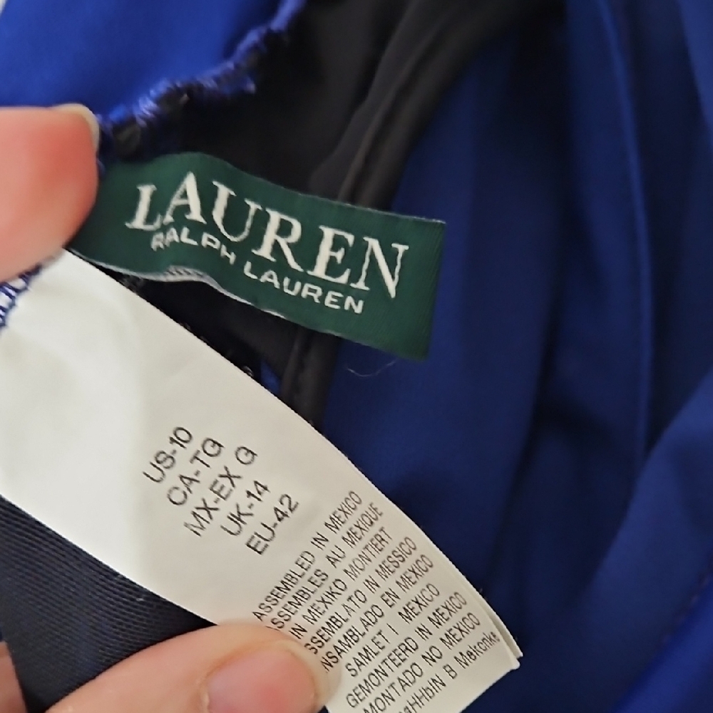 Ralph Lauren Womens Royal Blue One Piece - Picture 2 of 5